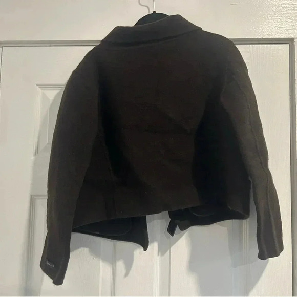 Women’s Alexandra Bartlett Wool Brown Jacket Size Large - Picture 6 of 6